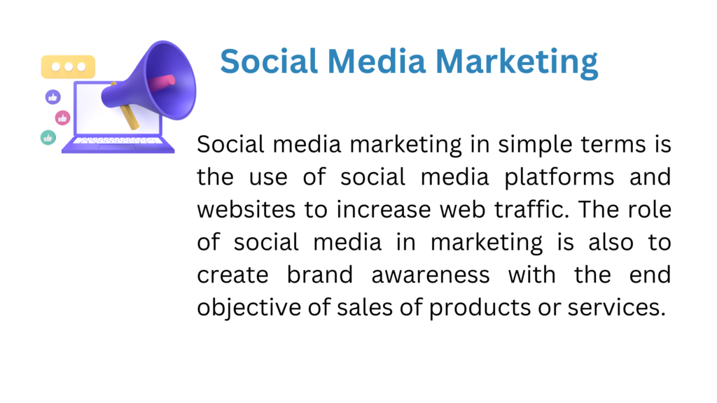 Definition of social media marketing in Digital marketin